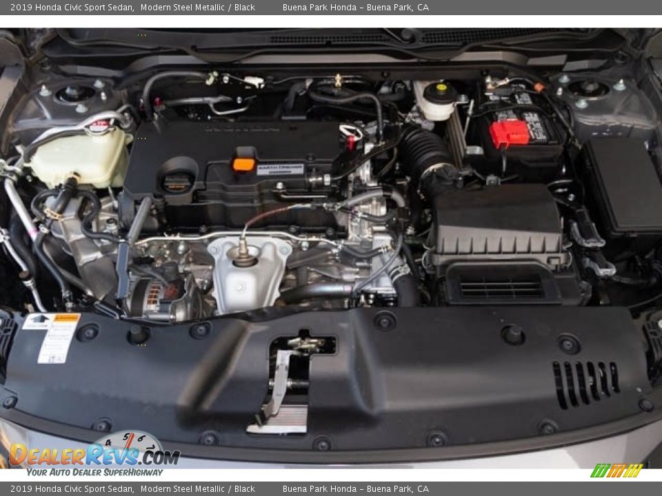 2019 Honda Civic Sport Sedan 2.0 Liter DOHC 16-Valve i-VTEC 4 Cylinder Engine Photo #10