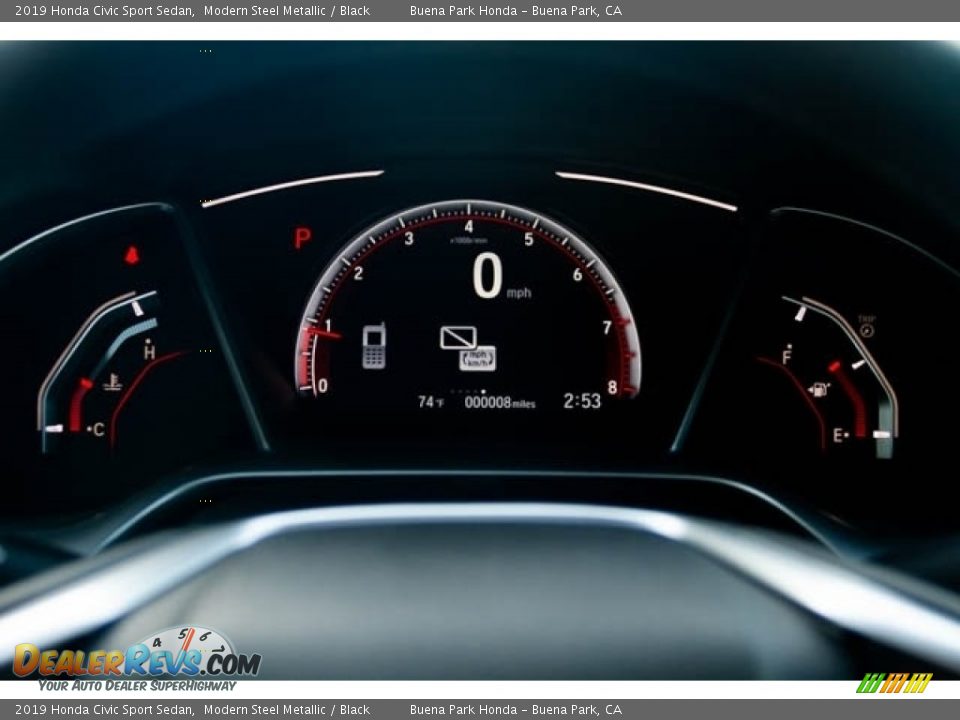 2019 Honda Civic Sport Sedan Gauges Photo #19