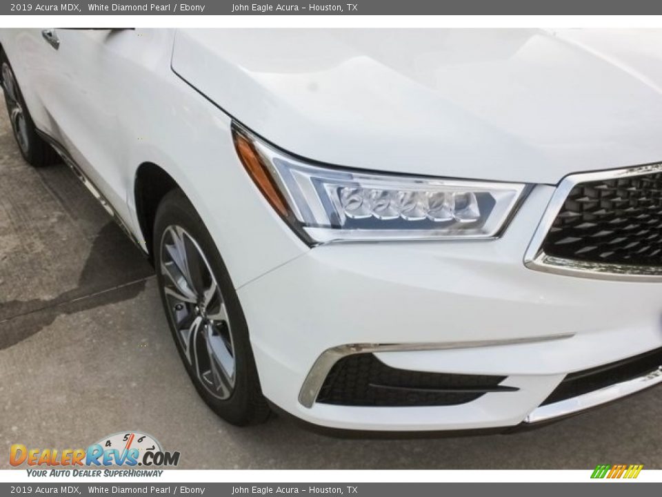 2019 Acura MDX White Diamond Pearl / Ebony Photo #10