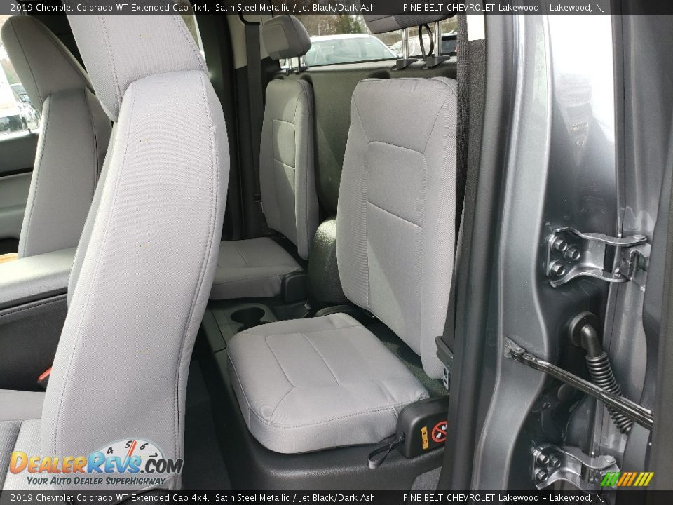 Rear Seat of 2019 Chevrolet Colorado WT Extended Cab 4x4 Photo #7