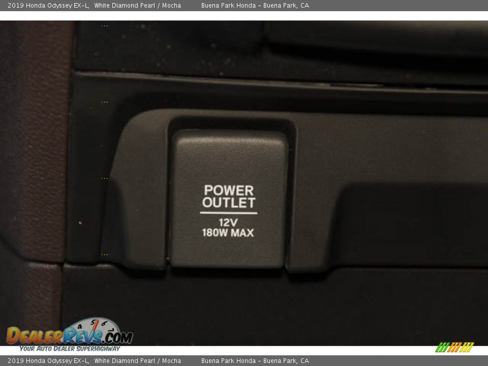 2019 Honda Odyssey EX-L White Diamond Pearl / Mocha Photo #21