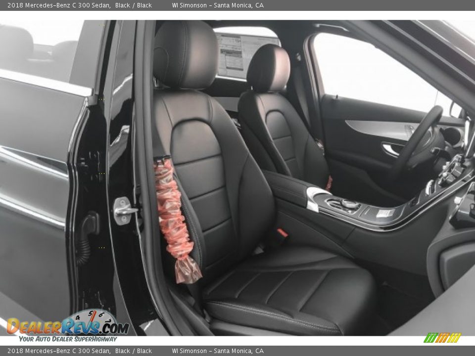 2018 Mercedes-Benz C 300 Sedan Black / Black Photo #2