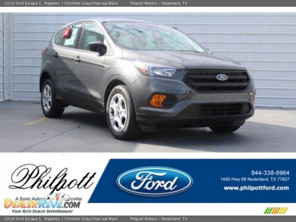 2019 Ford Escape S Magnetic / Chromite Gray/Charcoal Black Photo #1