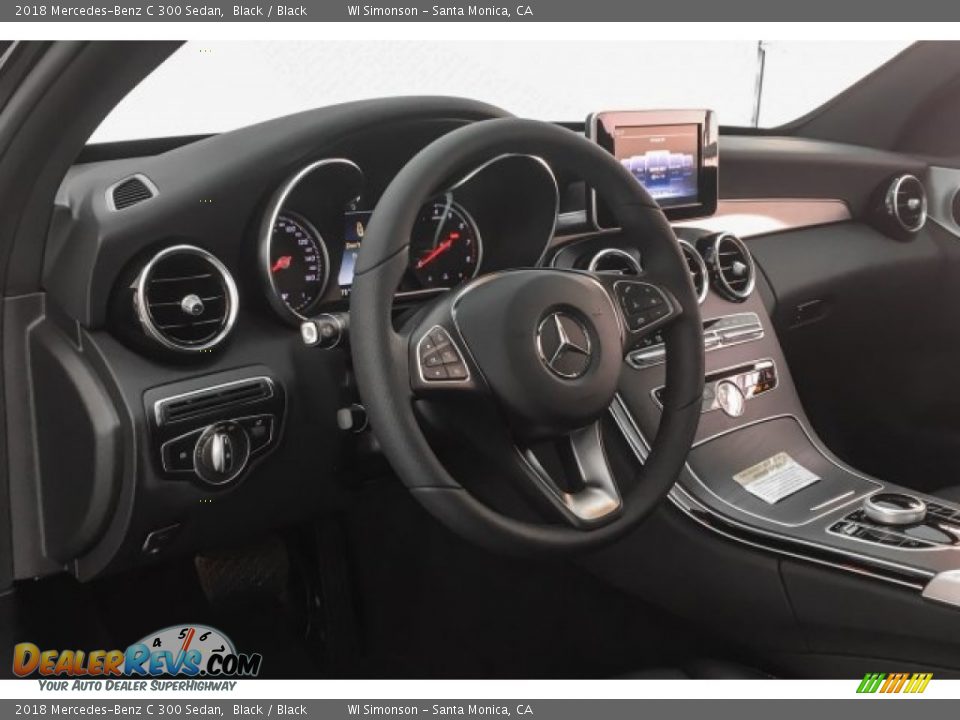 2018 Mercedes-Benz C 300 Sedan Black / Black Photo #5