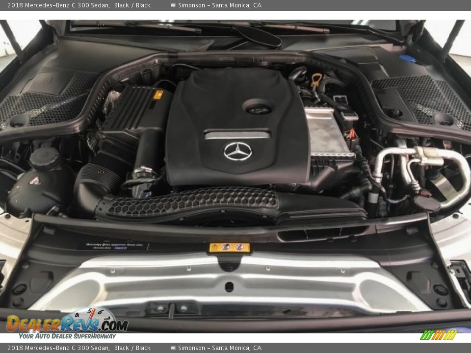 2018 Mercedes-Benz C 300 Sedan Black / Black Photo #8