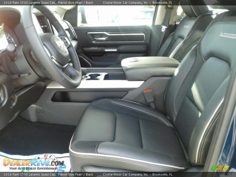 Front Seat of 2019 Ram 1500 Laramie Quad Cab Photo #9