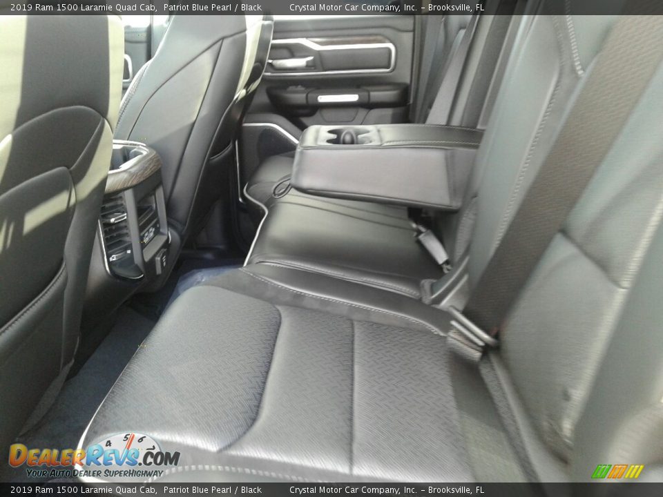 Rear Seat of 2019 Ram 1500 Laramie Quad Cab Photo #10