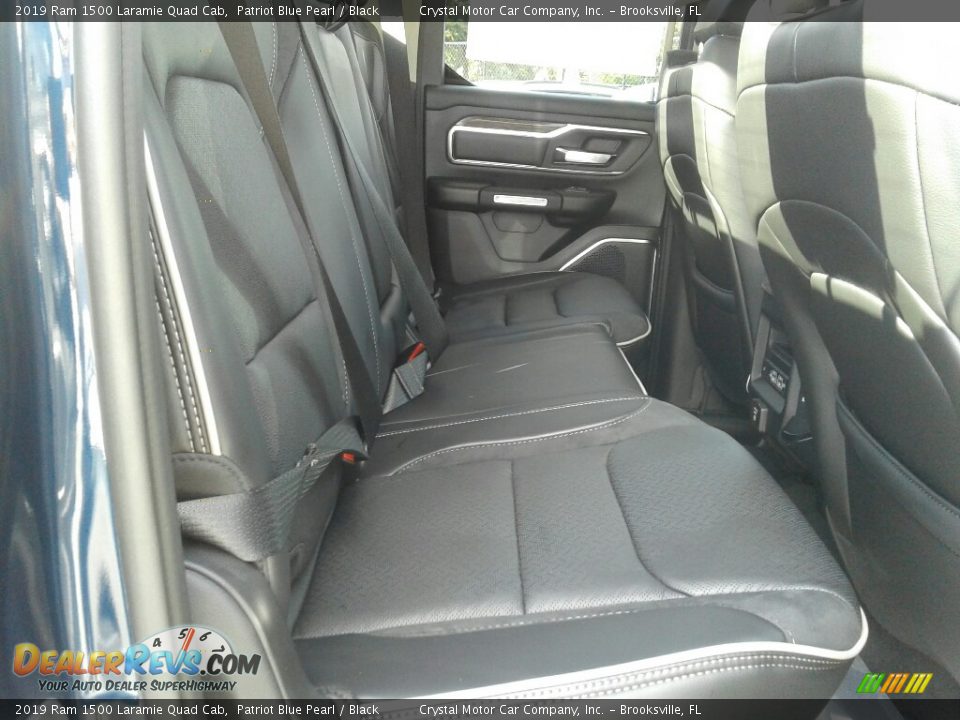 2019 Ram 1500 Laramie Quad Cab Patriot Blue Pearl / Black Photo #11