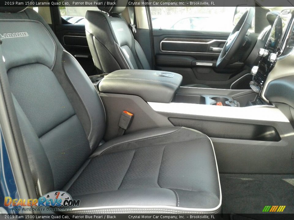 Front Seat of 2019 Ram 1500 Laramie Quad Cab Photo #12