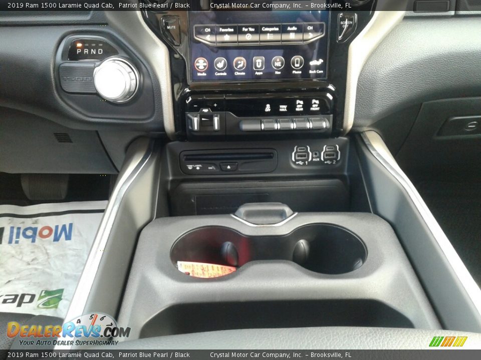 2019 Ram 1500 Laramie Quad Cab Patriot Blue Pearl / Black Photo #16