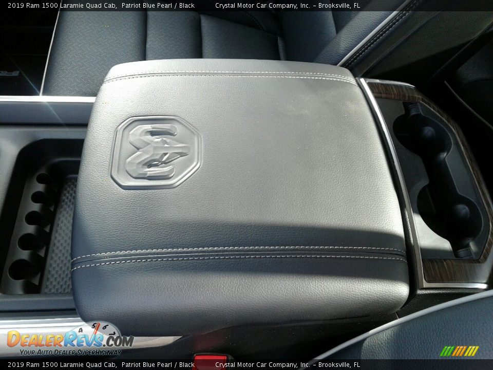 2019 Ram 1500 Laramie Quad Cab Patriot Blue Pearl / Black Photo #18