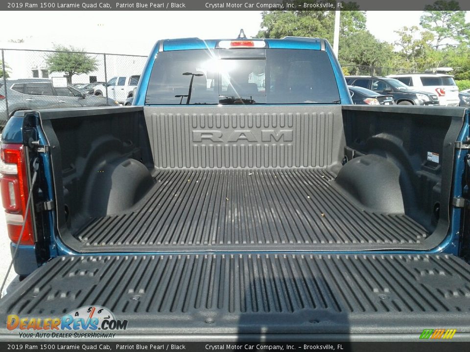 2019 Ram 1500 Laramie Quad Cab Patriot Blue Pearl / Black Photo #19