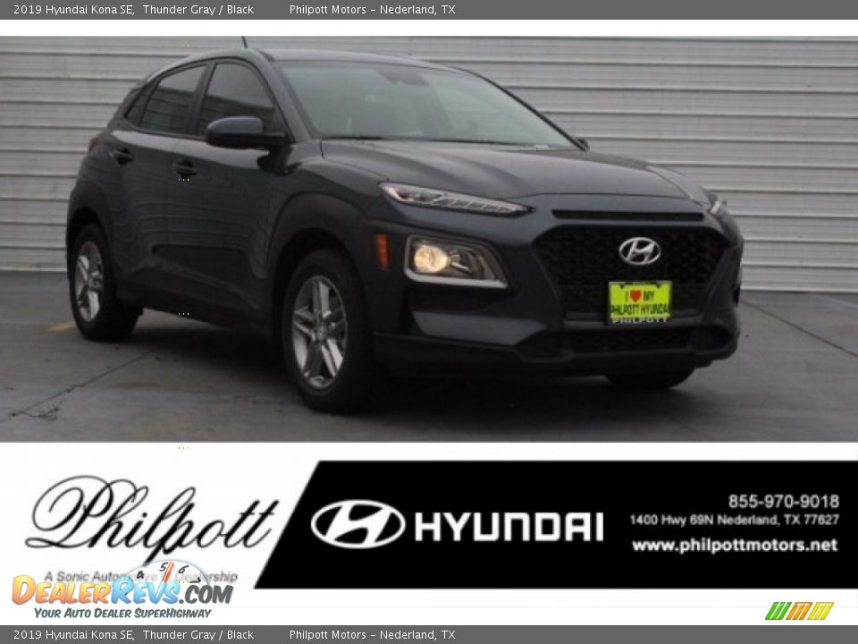 2019 Hyundai Kona SE Thunder Gray / Black Photo #1