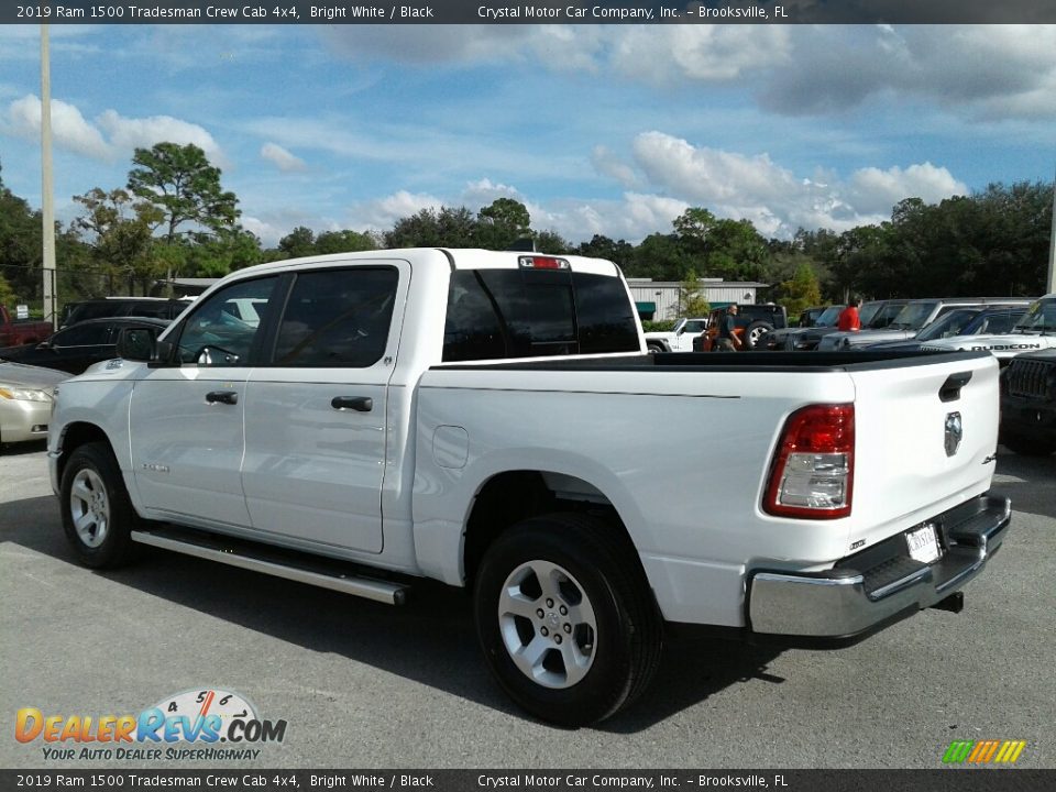 2019 Ram 1500 Tradesman Crew Cab 4x4 Bright White / Black Photo #3