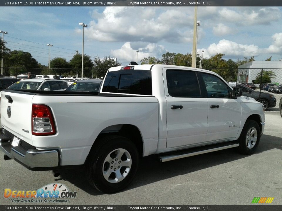 2019 Ram 1500 Tradesman Crew Cab 4x4 Bright White / Black Photo #5
