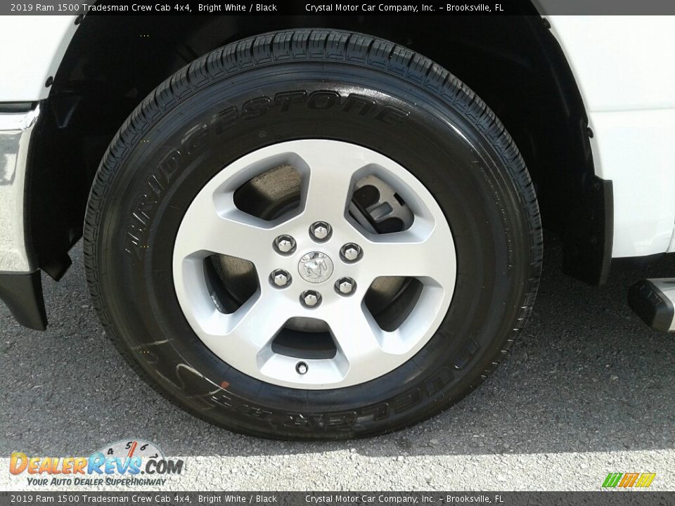 2019 Ram 1500 Tradesman Crew Cab 4x4 Bright White / Black Photo #20