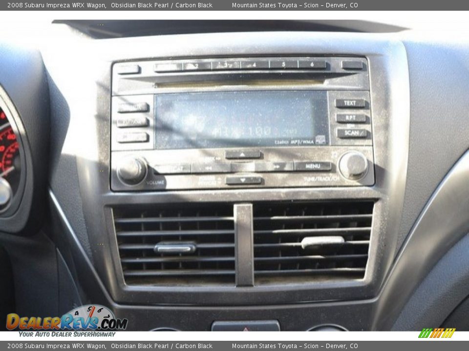 2008 Subaru Impreza WRX Wagon Obsidian Black Pearl / Carbon Black Photo #11