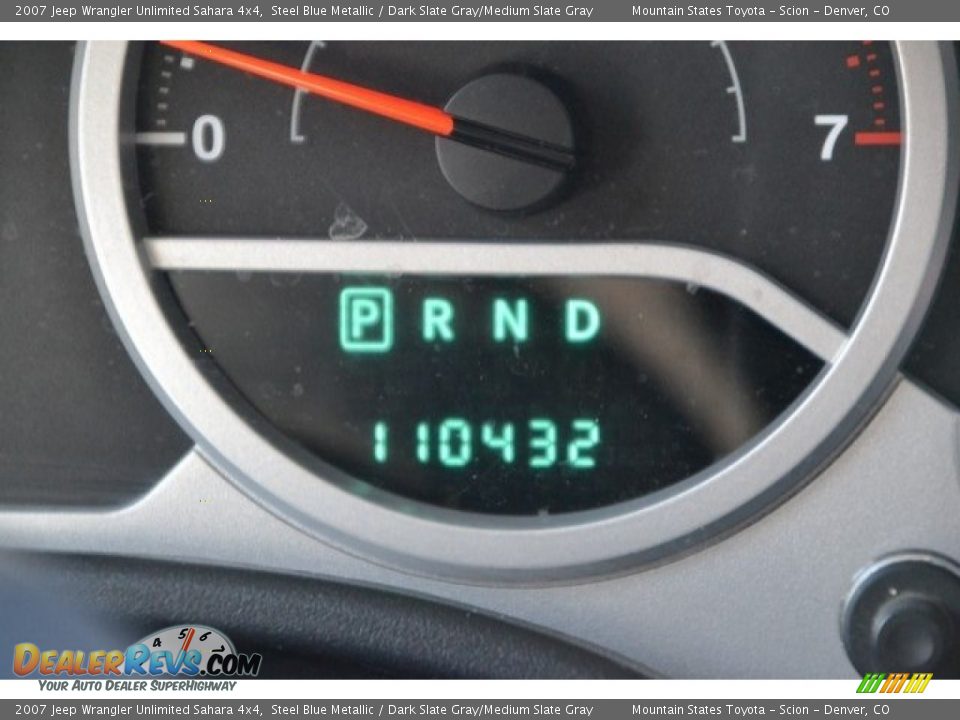 2007 Jeep Wrangler Unlimited Sahara 4x4 Steel Blue Metallic / Dark Slate Gray/Medium Slate Gray Photo #12