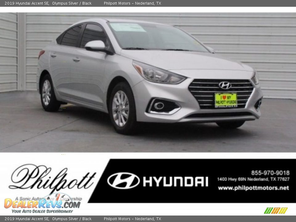 2019 Hyundai Accent SE Olympus Silver / Black Photo #1