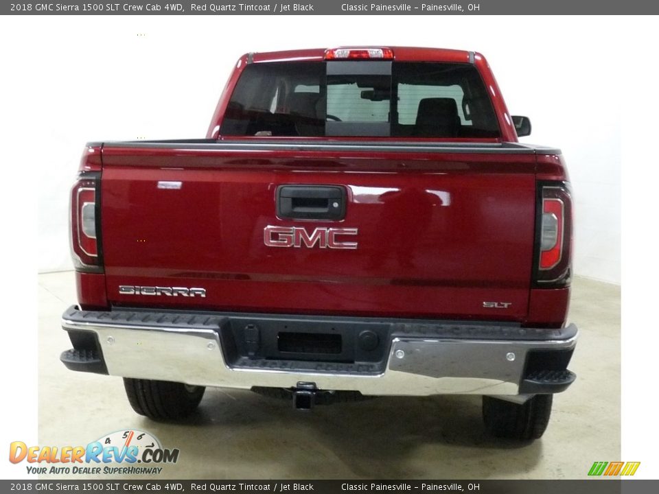 2018 GMC Sierra 1500 SLT Crew Cab 4WD Red Quartz Tintcoat / Jet Black Photo #3