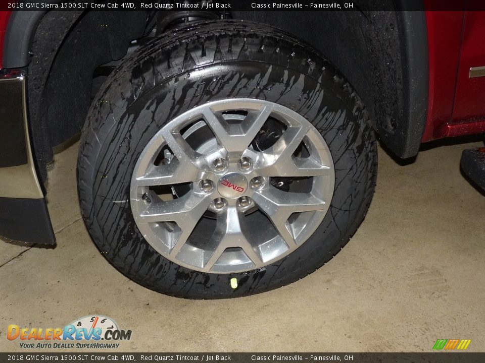 2018 GMC Sierra 1500 SLT Crew Cab 4WD Red Quartz Tintcoat / Jet Black Photo #5