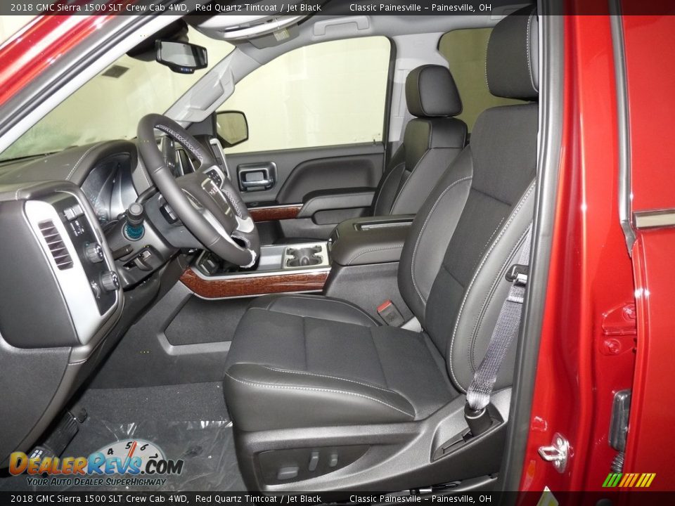 2018 GMC Sierra 1500 SLT Crew Cab 4WD Red Quartz Tintcoat / Jet Black Photo #6