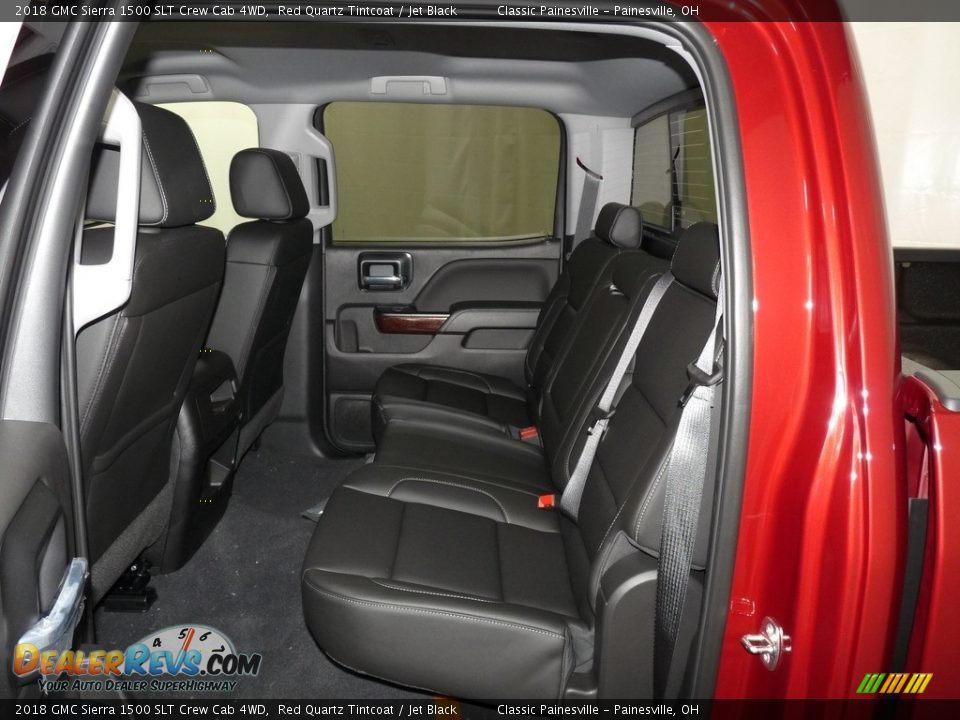 2018 GMC Sierra 1500 SLT Crew Cab 4WD Red Quartz Tintcoat / Jet Black Photo #7