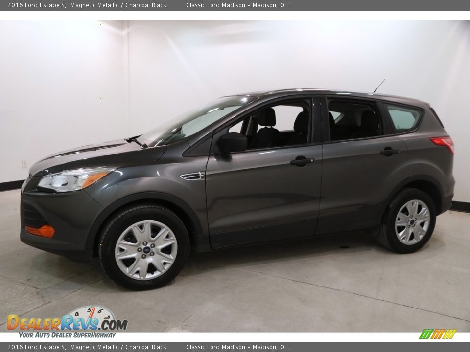 2016 Ford Escape S Magnetic Metallic / Charcoal Black Photo #3