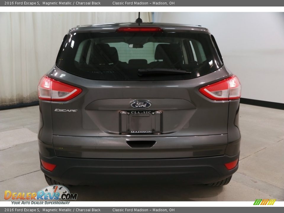 2016 Ford Escape S Magnetic Metallic / Charcoal Black Photo #14