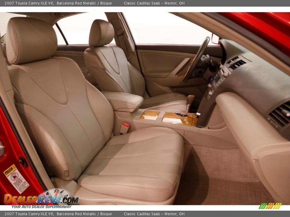 2007 Toyota Camry XLE V6 Barcelona Red Metallic / Bisque Photo #11