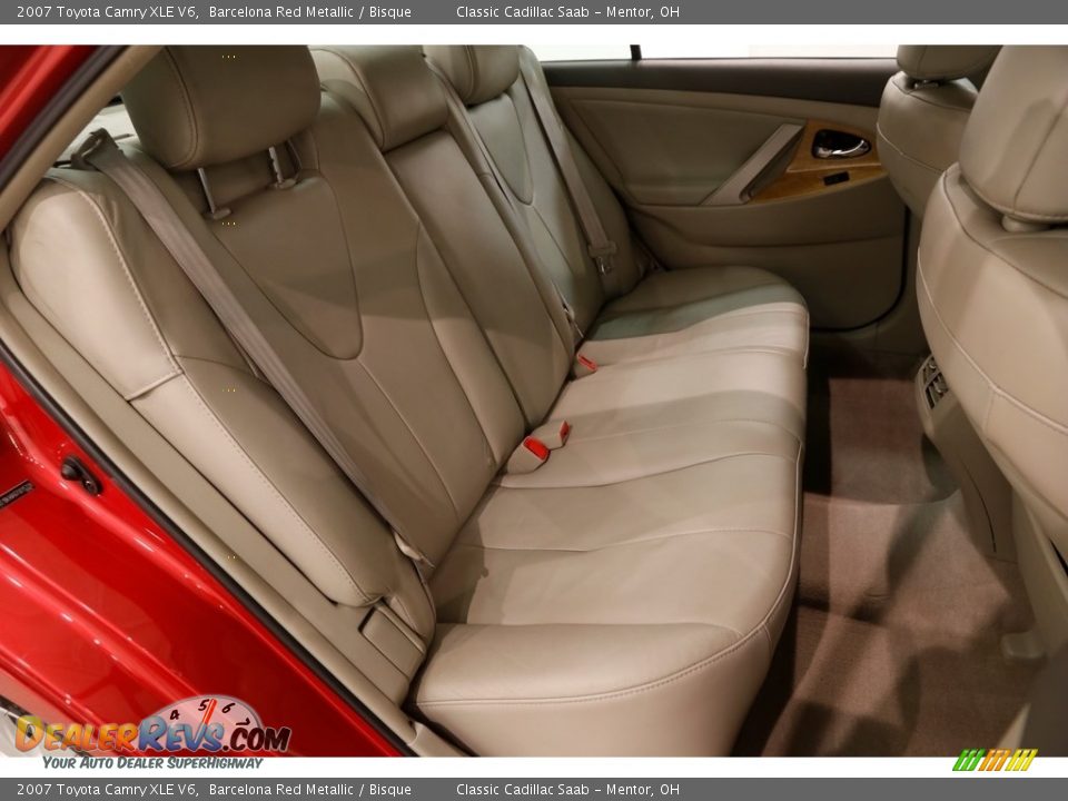 2007 Toyota Camry XLE V6 Barcelona Red Metallic / Bisque Photo #12