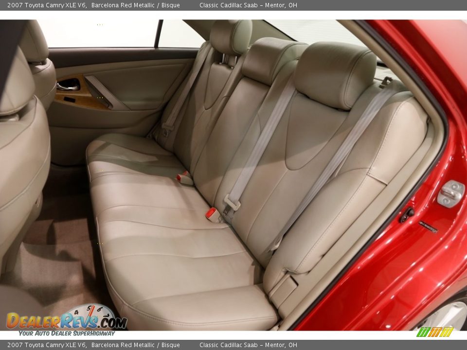2007 Toyota Camry XLE V6 Barcelona Red Metallic / Bisque Photo #13