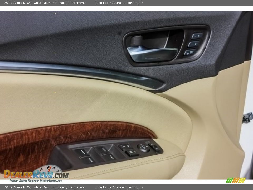 2019 Acura MDX White Diamond Pearl / Parchment Photo #12
