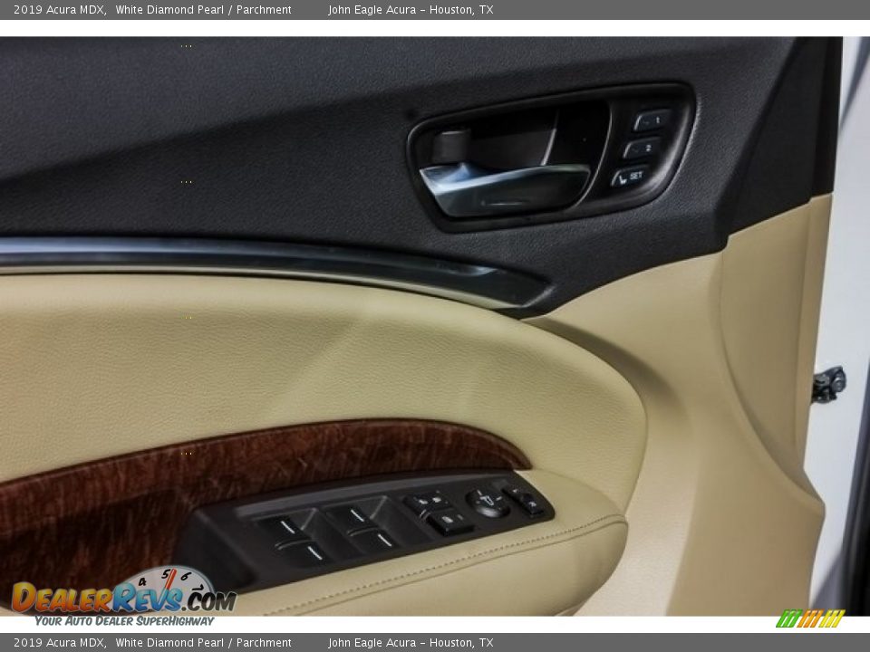 2019 Acura MDX White Diamond Pearl / Parchment Photo #13