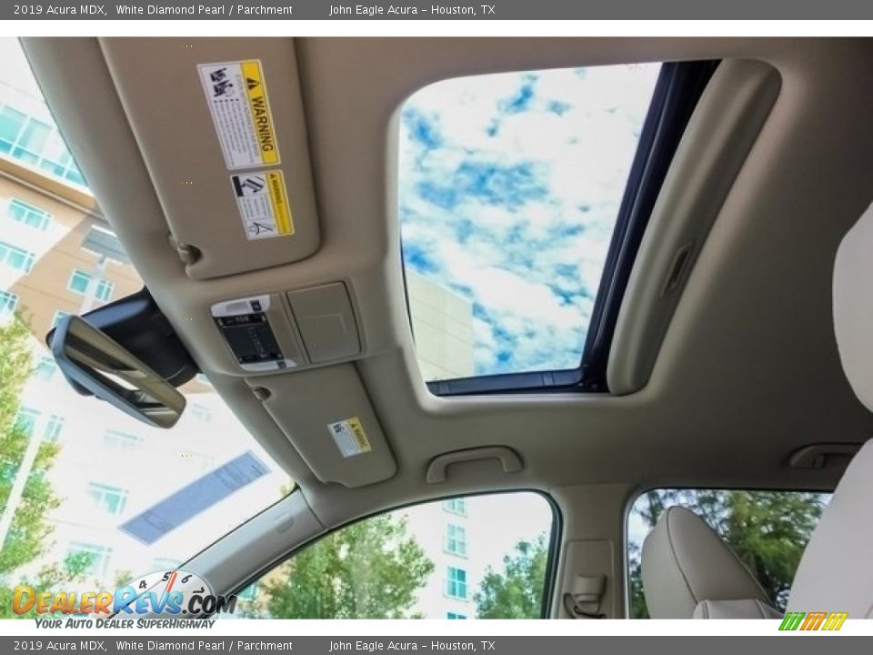 2019 Acura MDX White Diamond Pearl / Parchment Photo #15
