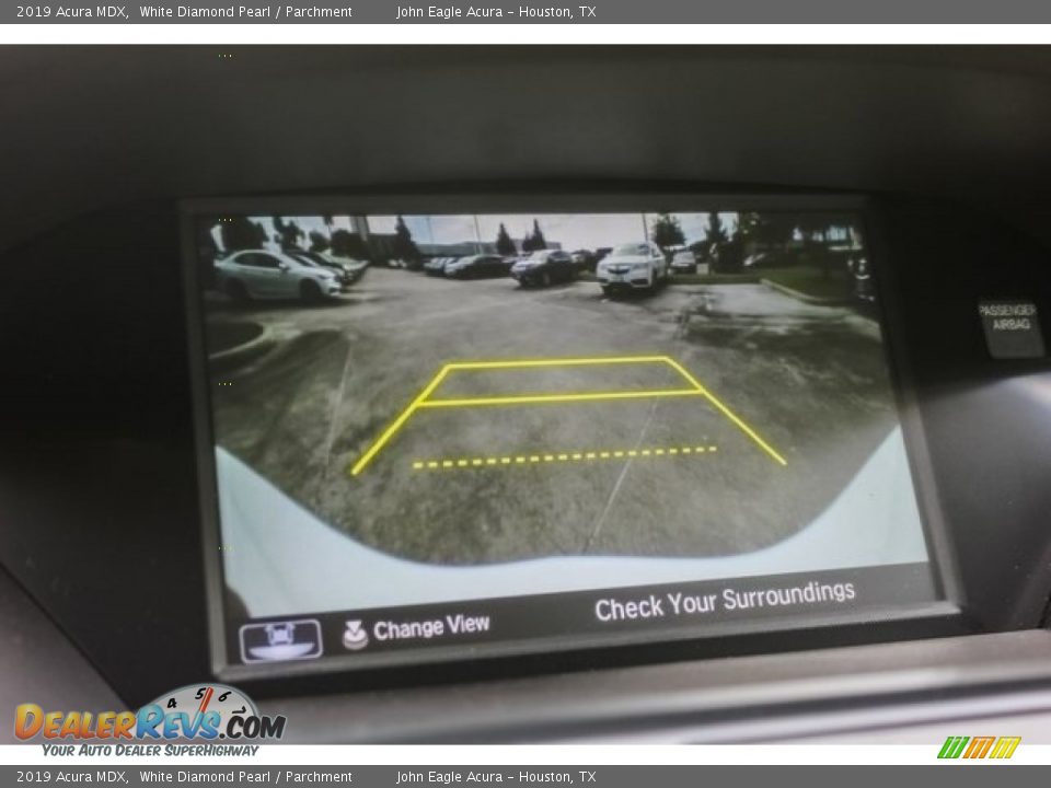 2019 Acura MDX White Diamond Pearl / Parchment Photo #34