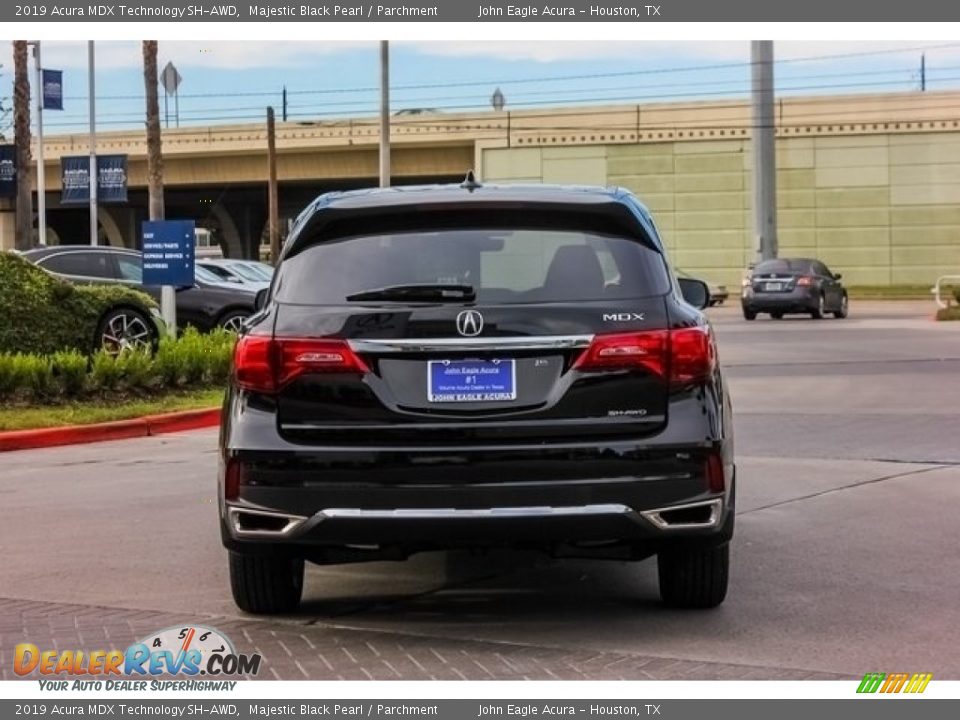 2019 Acura MDX Technology SH-AWD Majestic Black Pearl / Parchment Photo #6