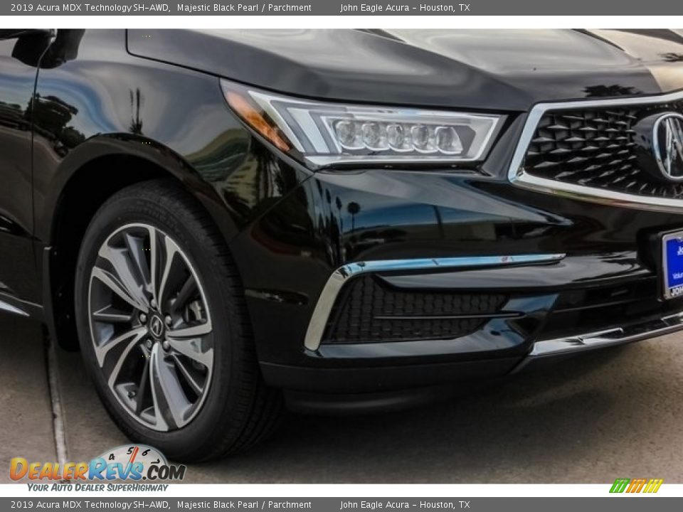 2019 Acura MDX Technology SH-AWD Majestic Black Pearl / Parchment Photo #11