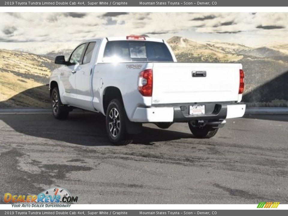 2019 Toyota Tundra Limited Double Cab 4x4 Super White / Graphite Photo #3