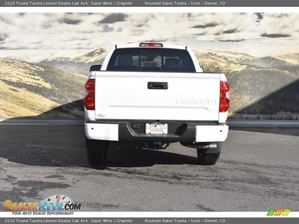 2019 Toyota Tundra Limited Double Cab 4x4 Super White / Graphite Photo #4