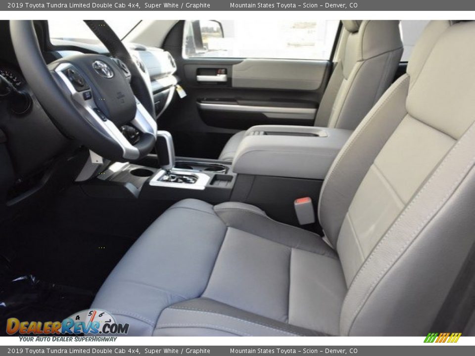 2019 Toyota Tundra Limited Double Cab 4x4 Super White / Graphite Photo #6