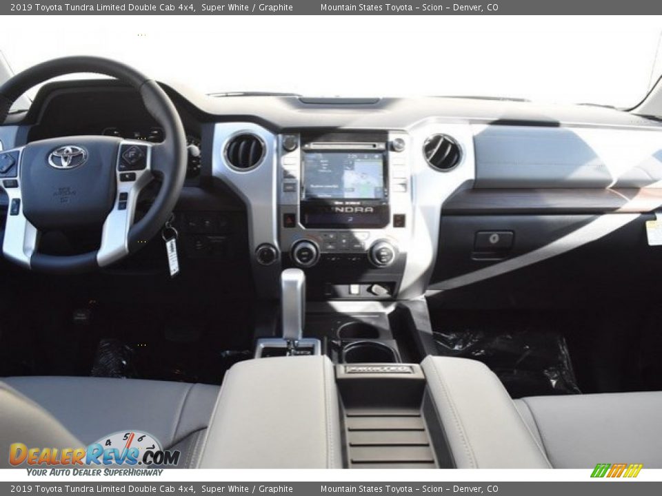 2019 Toyota Tundra Limited Double Cab 4x4 Super White / Graphite Photo #8