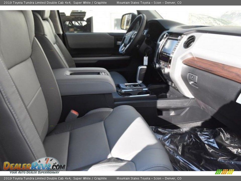 2019 Toyota Tundra Limited Double Cab 4x4 Super White / Graphite Photo #11