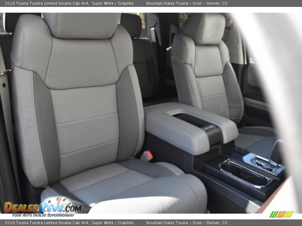 2019 Toyota Tundra Limited Double Cab 4x4 Super White / Graphite Photo #12