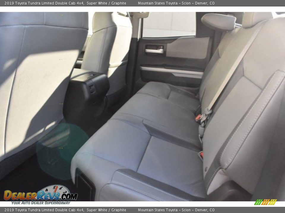 2019 Toyota Tundra Limited Double Cab 4x4 Super White / Graphite Photo #14