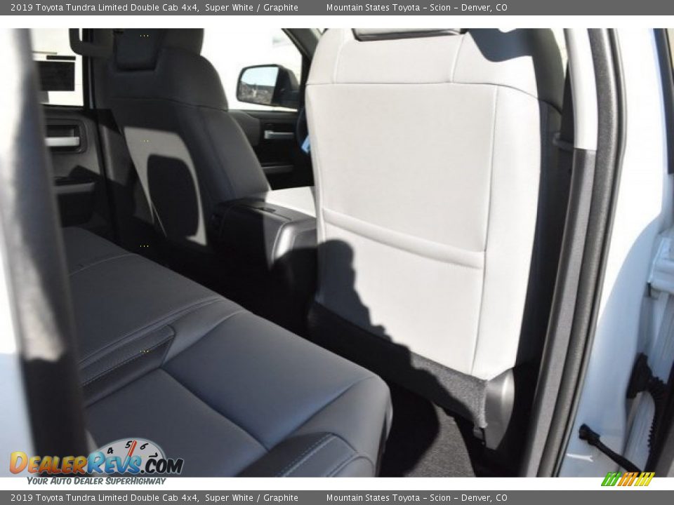 2019 Toyota Tundra Limited Double Cab 4x4 Super White / Graphite Photo #16
