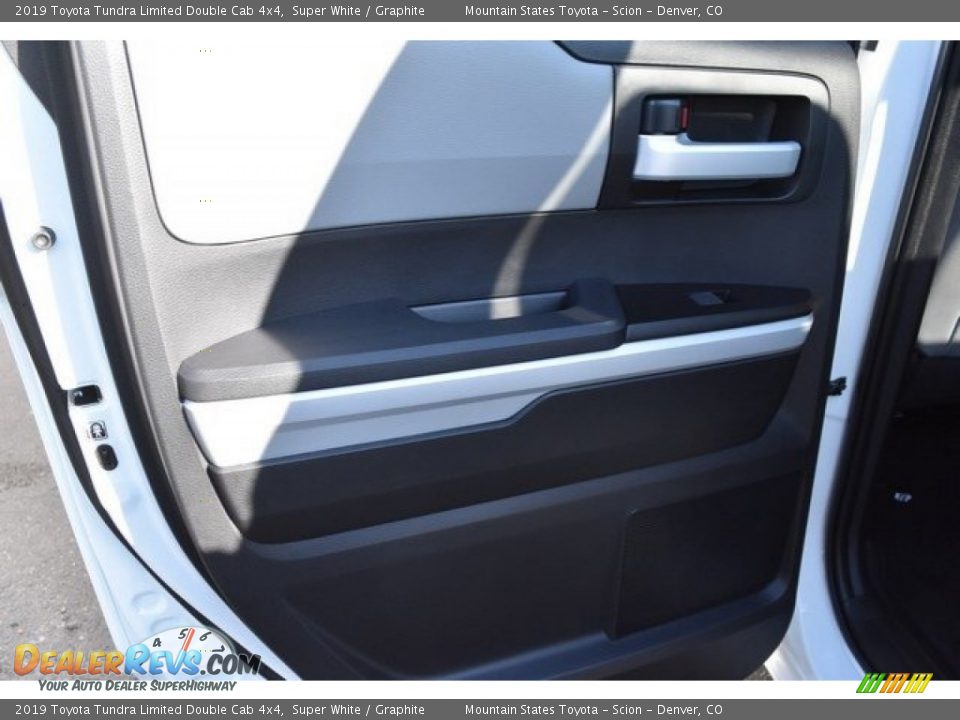 2019 Toyota Tundra Limited Double Cab 4x4 Super White / Graphite Photo #20