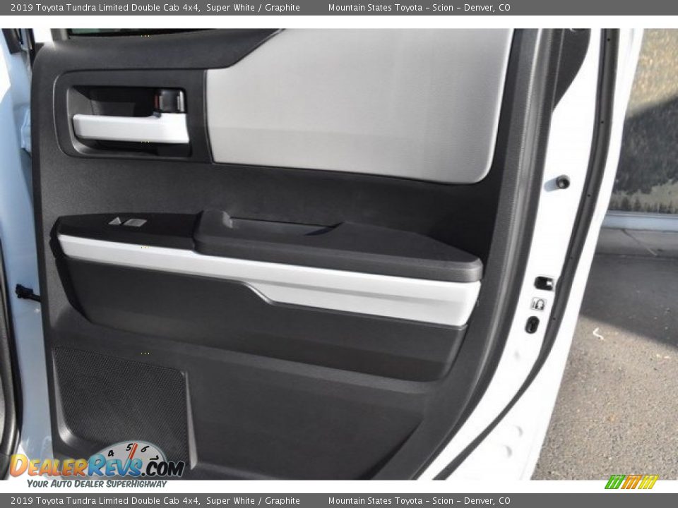 2019 Toyota Tundra Limited Double Cab 4x4 Super White / Graphite Photo #22