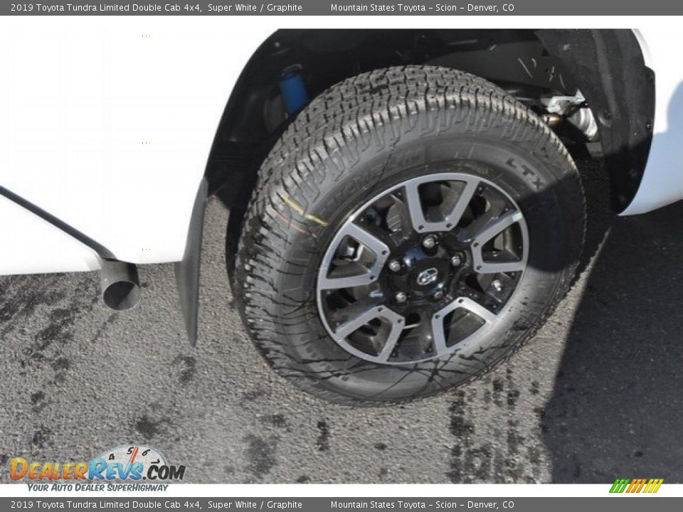 2019 Toyota Tundra Limited Double Cab 4x4 Super White / Graphite Photo #34