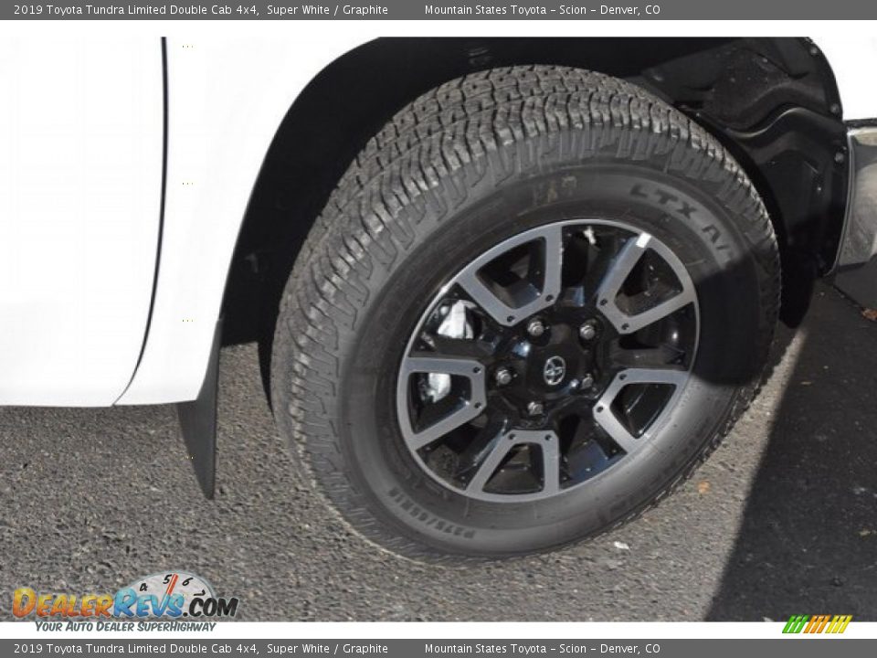 2019 Toyota Tundra Limited Double Cab 4x4 Super White / Graphite Photo #35